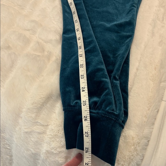 SET Liverpool Los Angeles Dark Teal Relaxed Fit Velvet Tracksuit - Picture 11 of 11